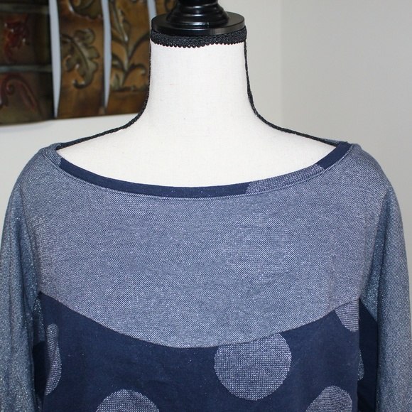 Anthropologie, 9-H15 STCL Polka Dot crop shirt. C5 - Picture 6 of 11